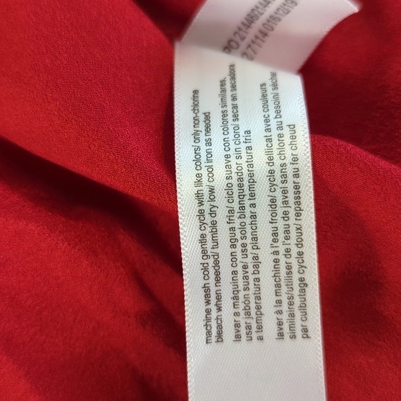 NEW Eloquii Floral Halter Maxi Dress Red Green 26 bohemian wedding coastalcore - Picture 9 of 9